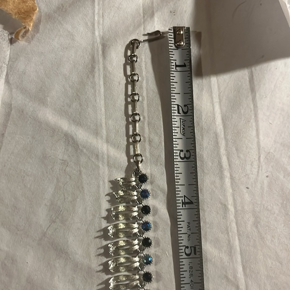 Blue and silver chocker - Picture 6 of 9